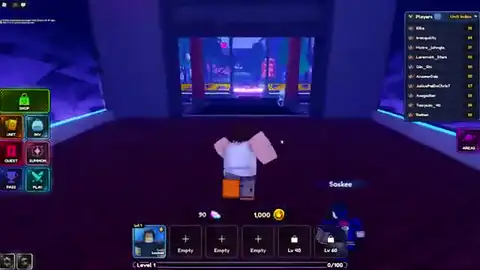 Walking from lobby spawn to the Codes Fountain